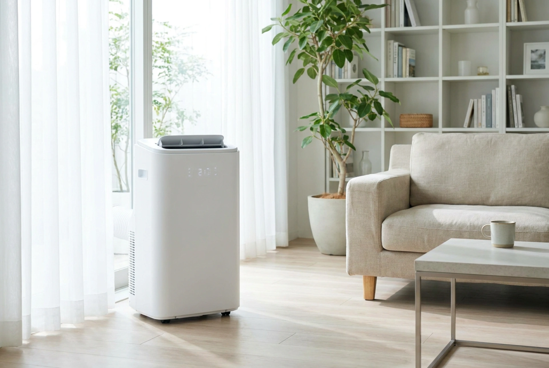 Come utilizzare il condizionatore portatile in appartamento durante un'ondata di calore