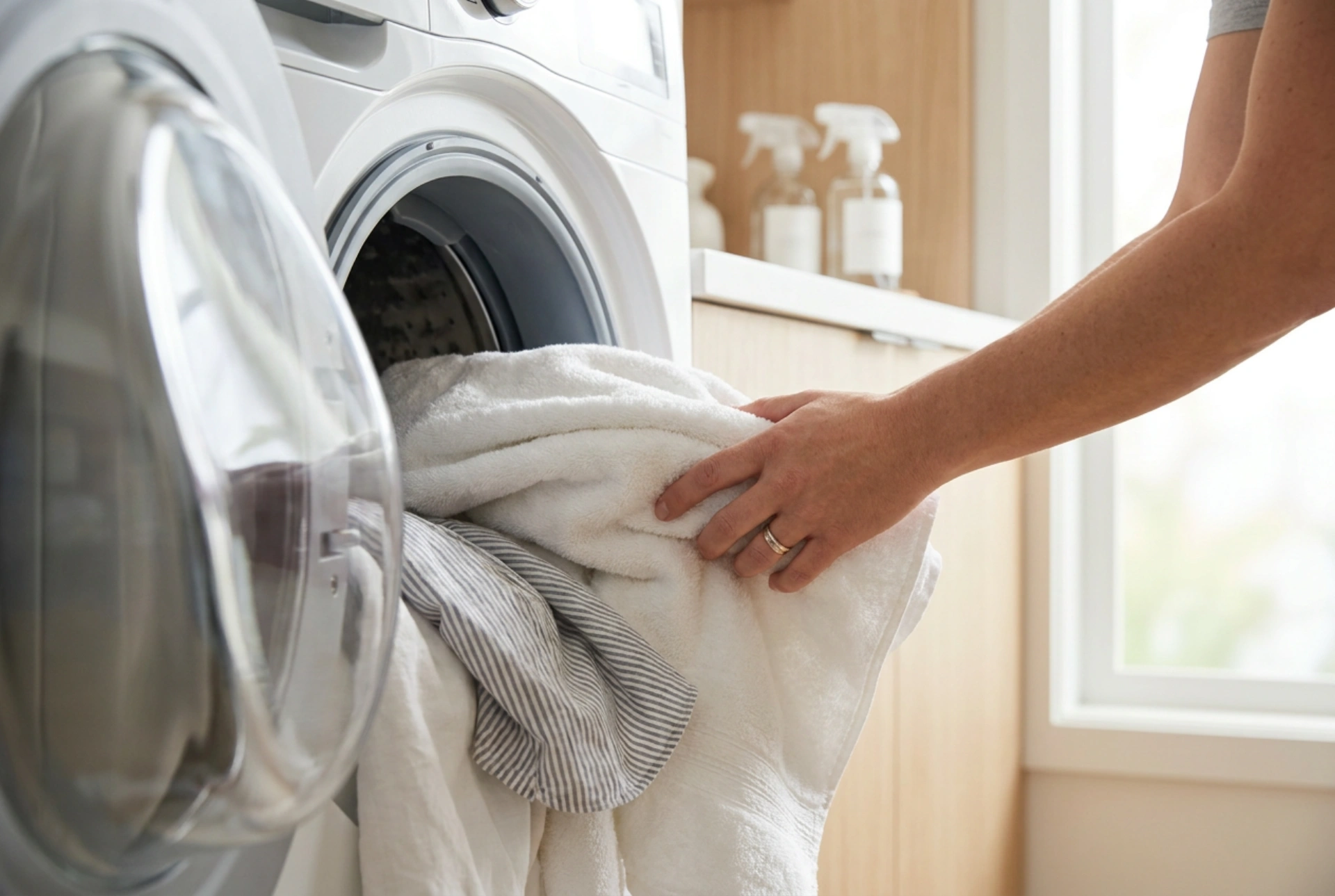 Come usare l'asciugatrice elettrica senza restringere i vestiti