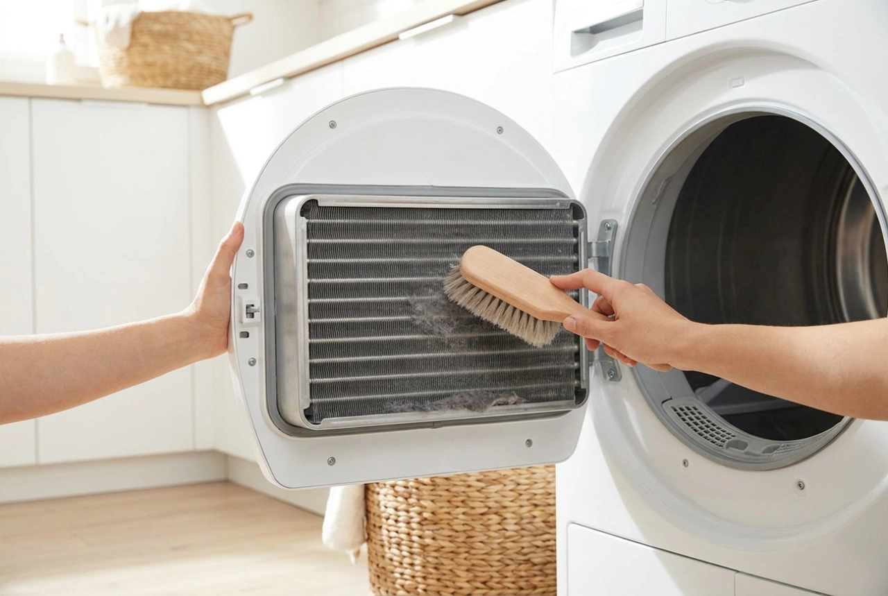 Come pulire lo scambiatore di calore dell'asciugatrice senza danni