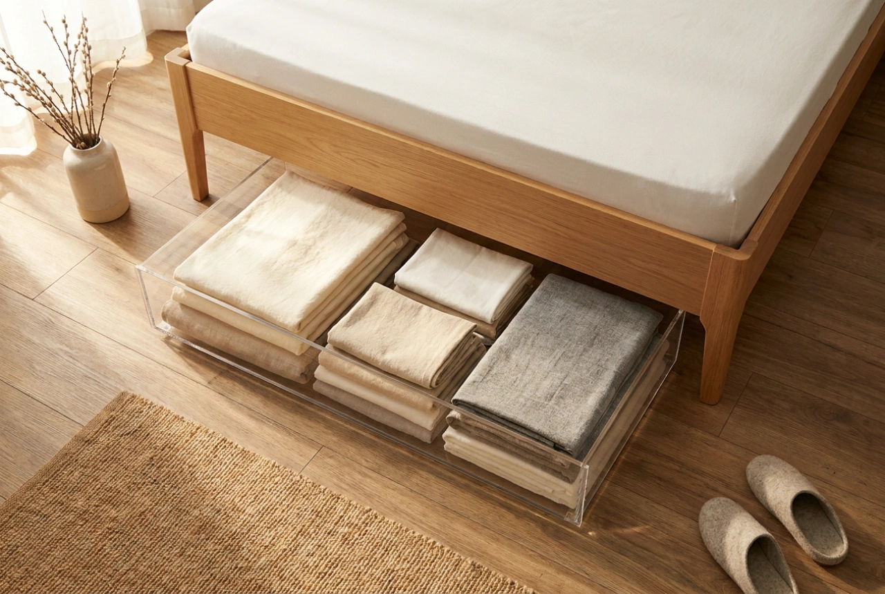 Cosa conservare nei contenitori sotto il letto per un accesso facile e rapido