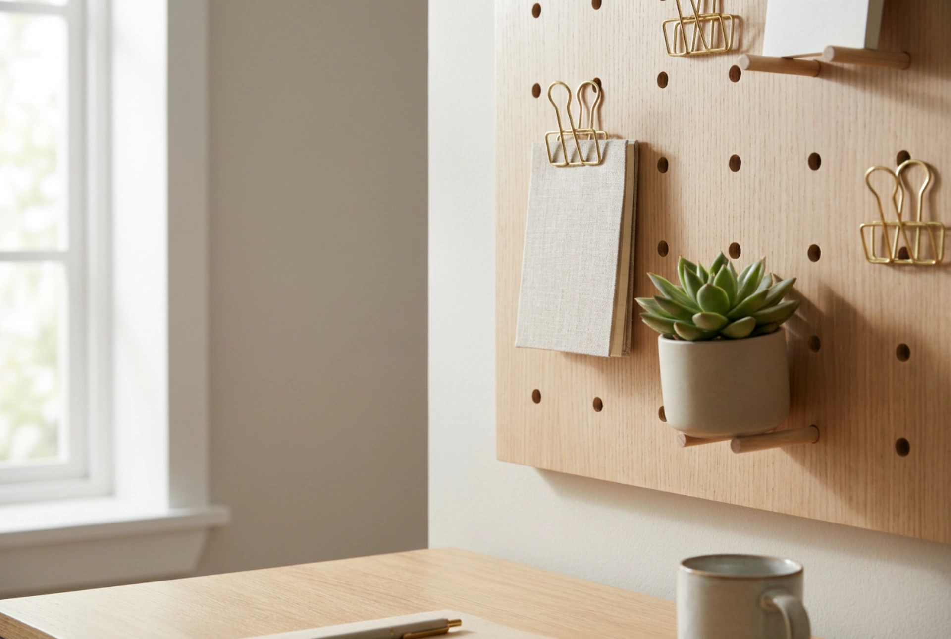 Come progettare un pannello organizer sopra la scrivania per lo studio e il lavoro