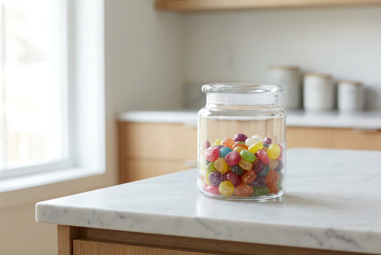 I contenitori in vetro per dolciumi: organizzazione e igiene sul piano cucina