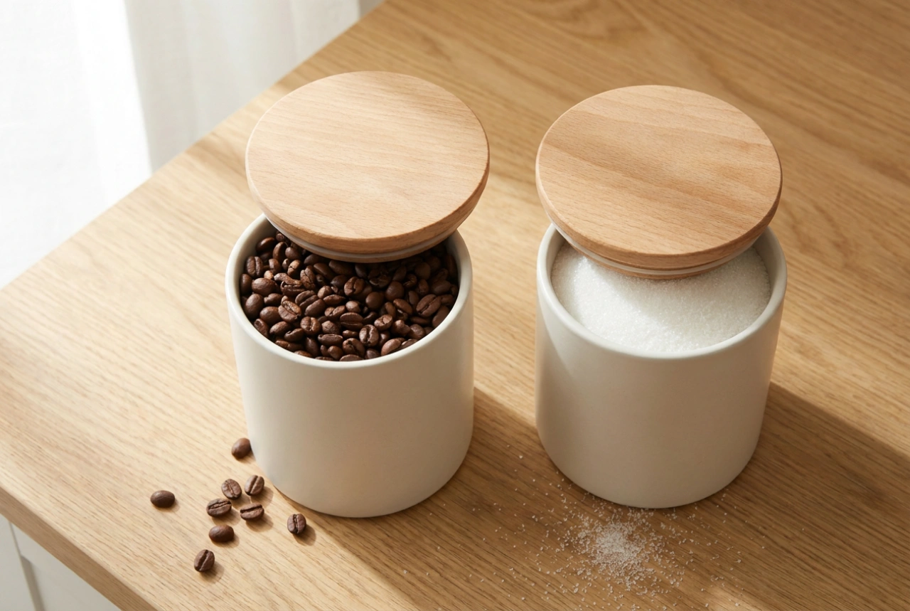 Come conservare zucchero e caffè nei barattoli senza alterarne la qualità