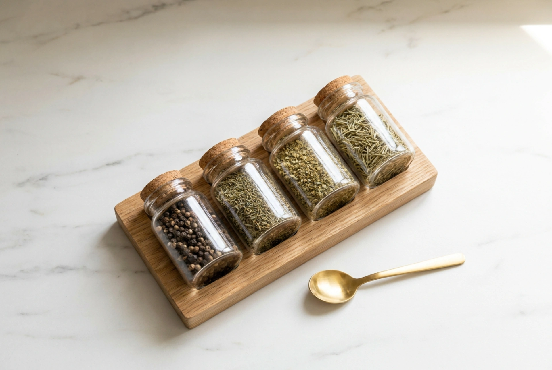 Come unire l'eleganza dei contenitori portaspezie alla praticità in cucina