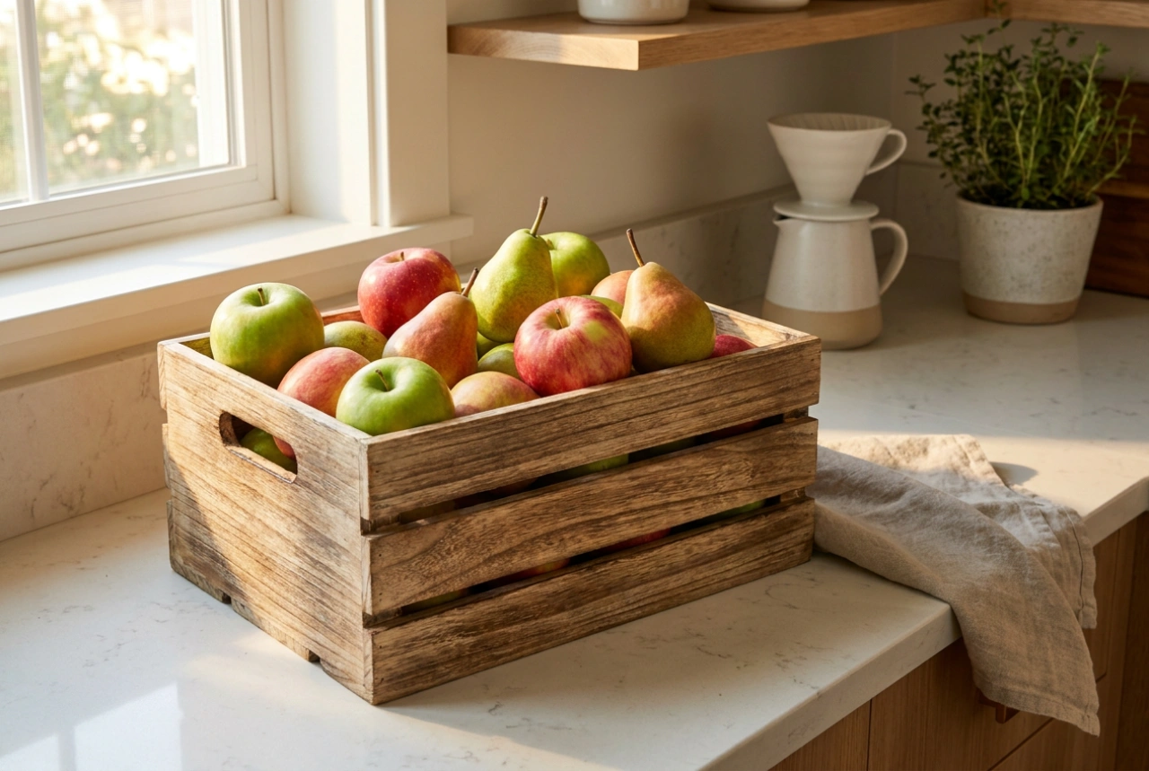 Come disporre la frutta nelle cassette di legno per mantenerla fresca più a lungo