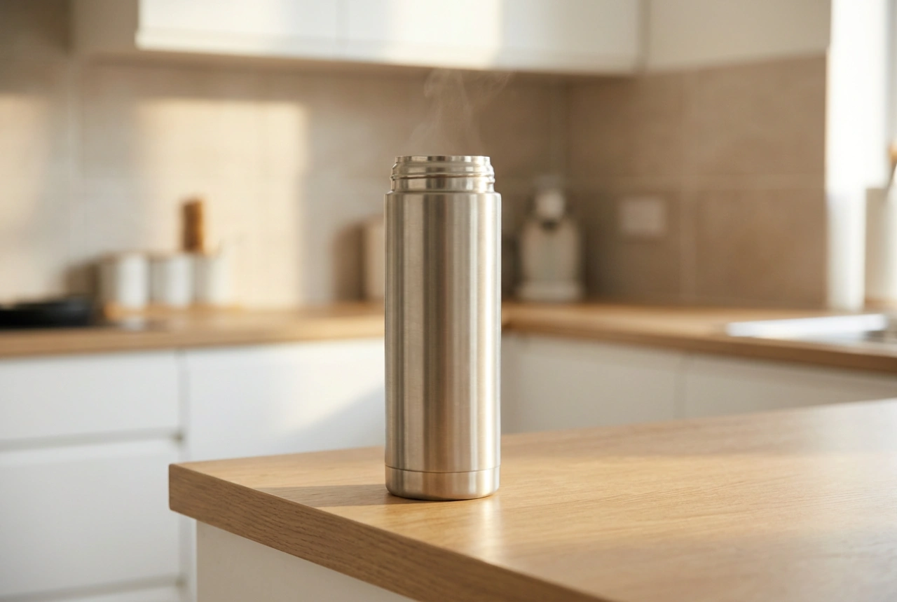 Come usare un thermos in acciaio inossidabile per mantenere il calore più a lungo