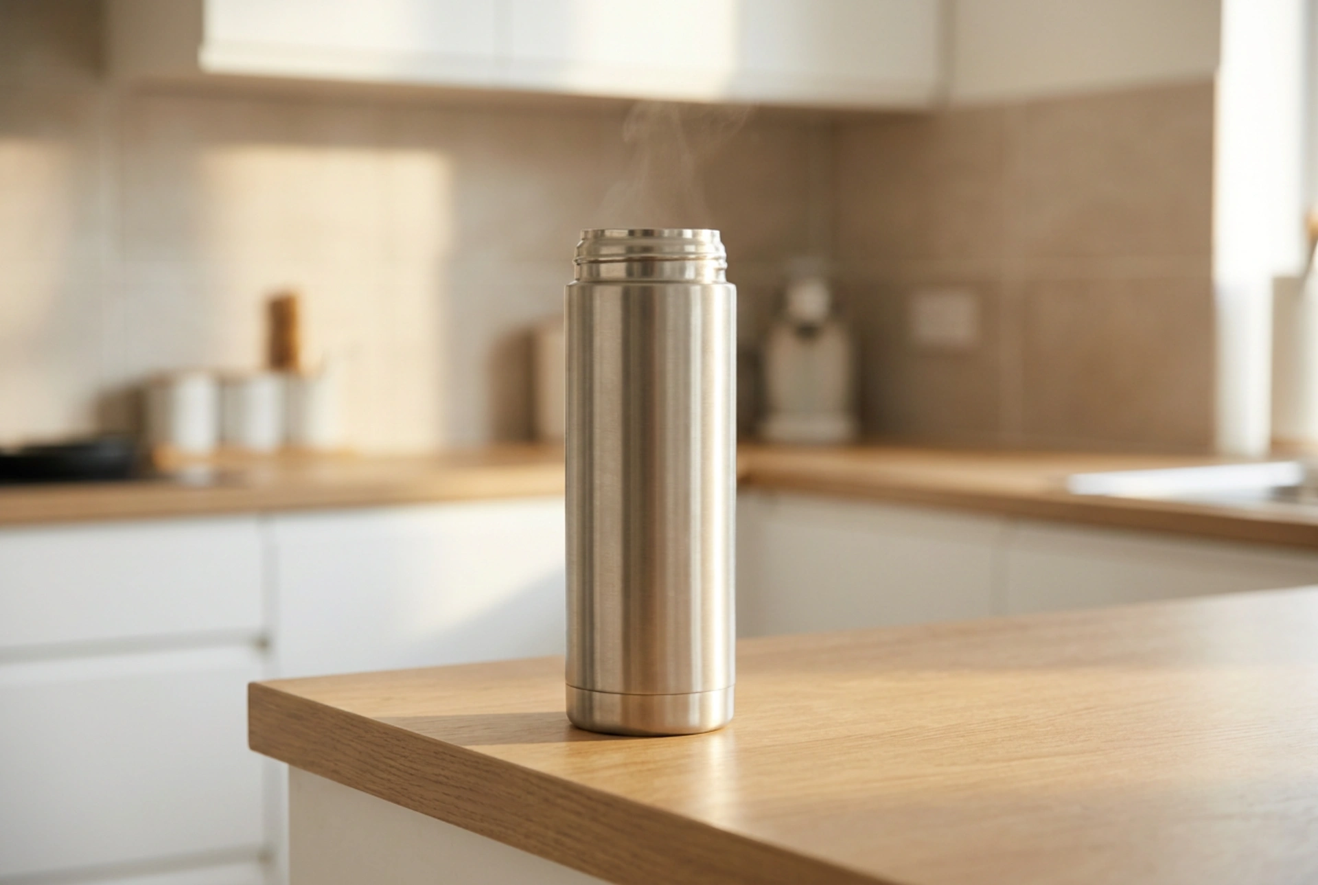 Come usare un thermos in acciaio inossidabile per mantenere il calore più a lungo