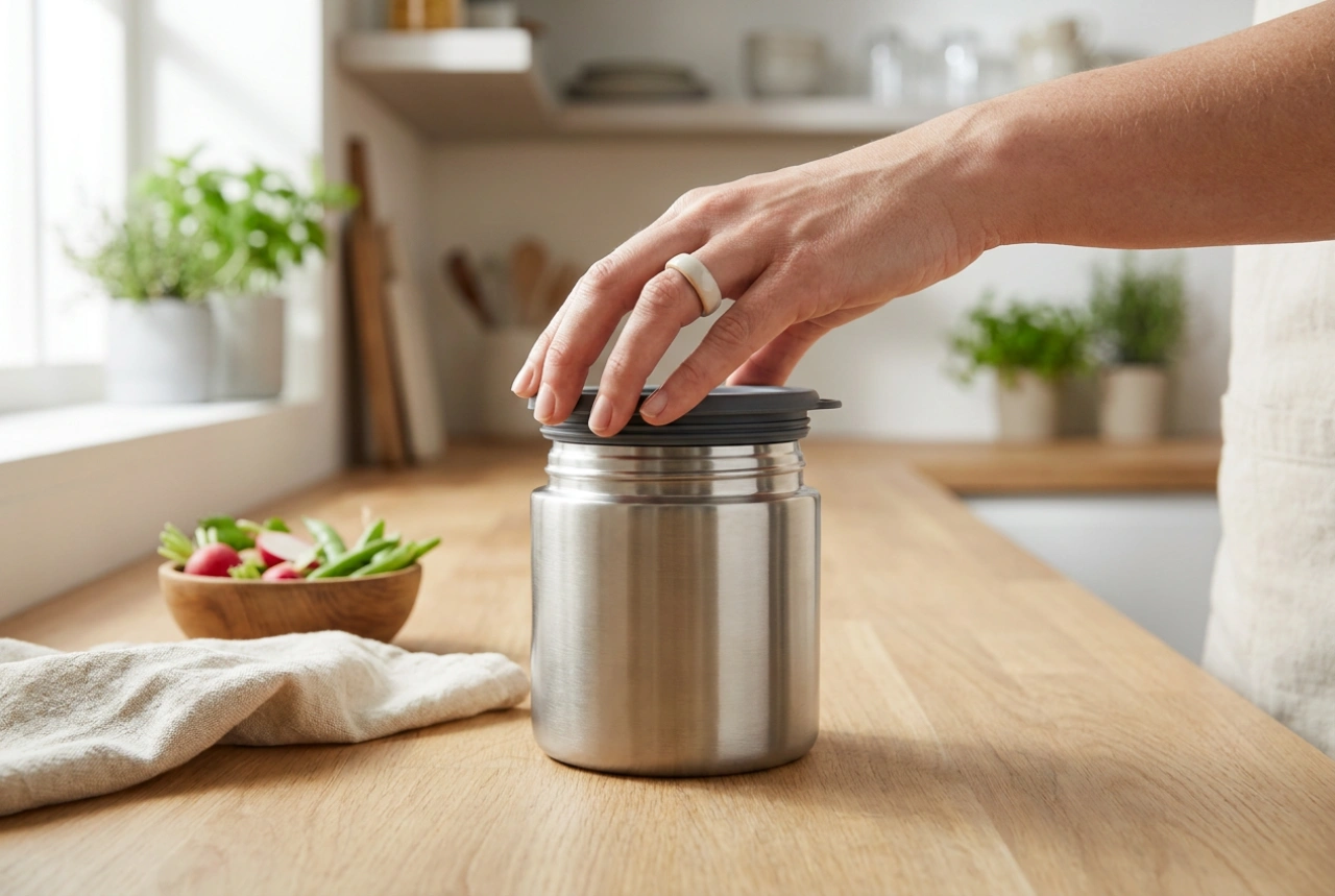 Come preparare il termos per la zuppa per il lavoro senza versamenti