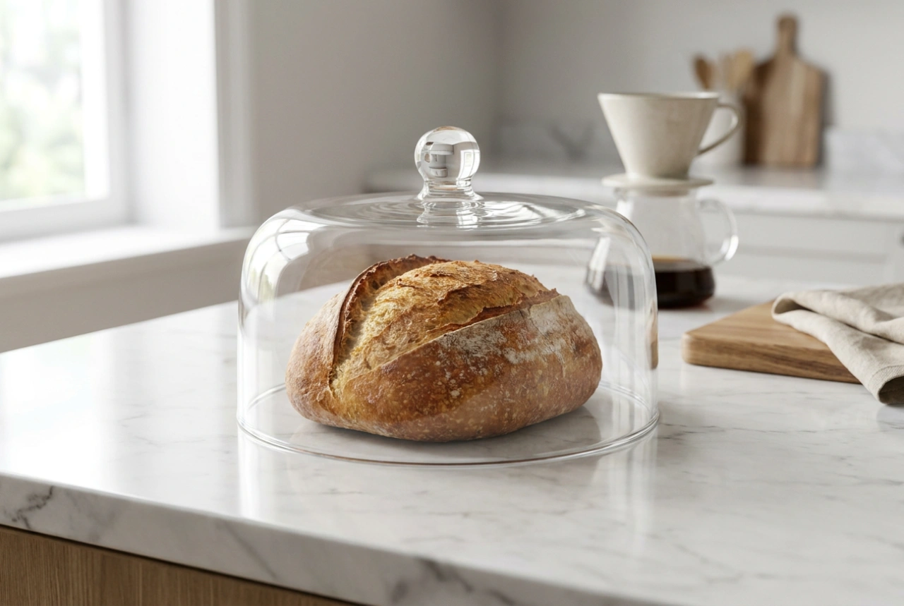 Come usare la campana di vetro per dolci per mantenere i prodotti da forno freschi più a lungo