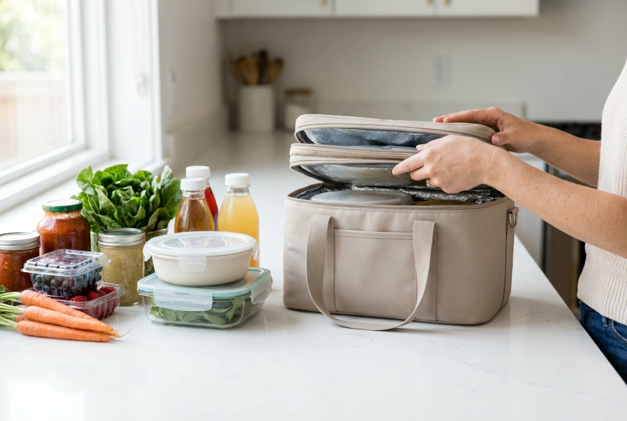 Come disporre la spesa nella borsa termica per mantenere il freddo