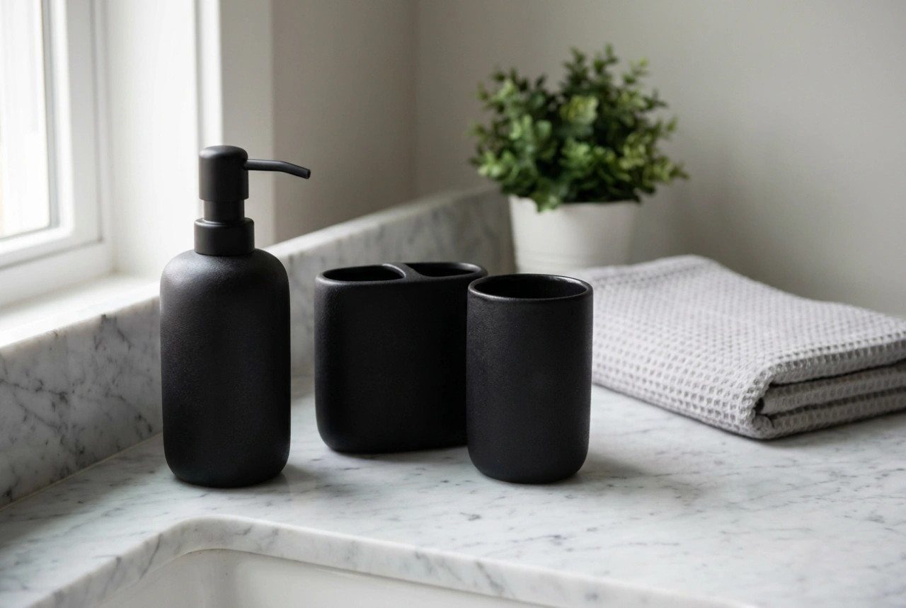 Come mantenere pulito lo scopino del water nero