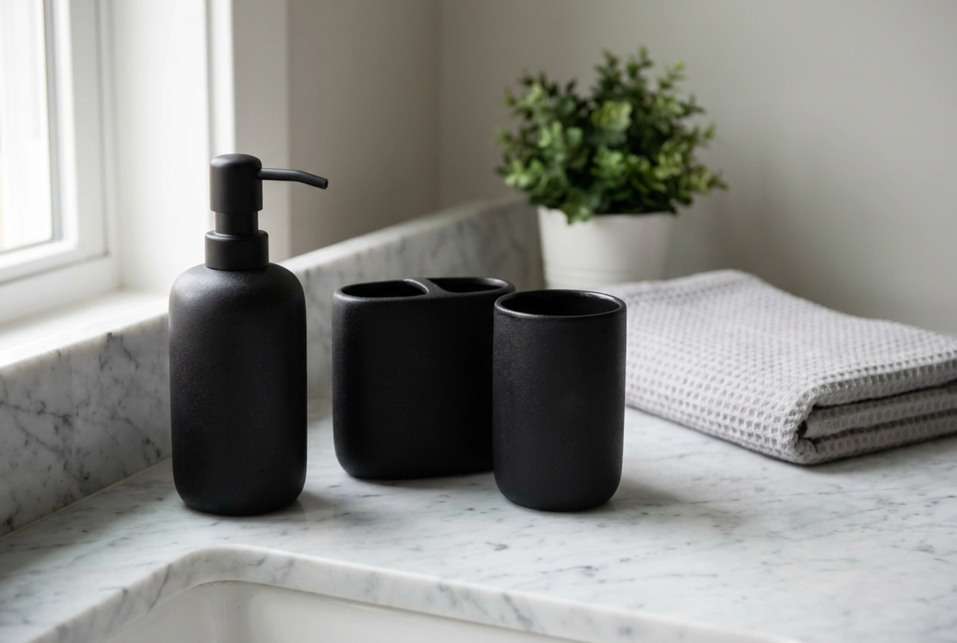 Come mantenere pulito lo scopino del water nero