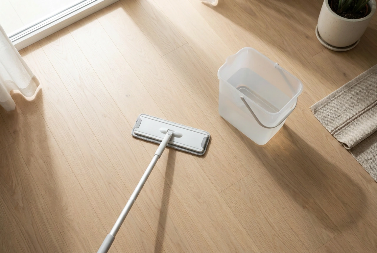 Come lavare i pavimenti con un mocio piccolo e secchio in piccoli appartamenti