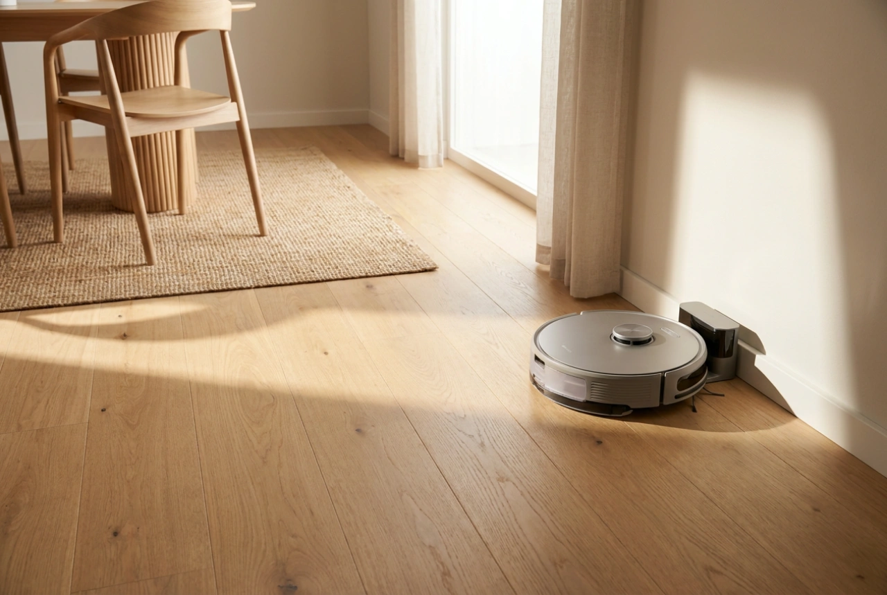 Come pianificare la pulizia del robot aspirapolvere e lavapavimenti dopo i pasti
