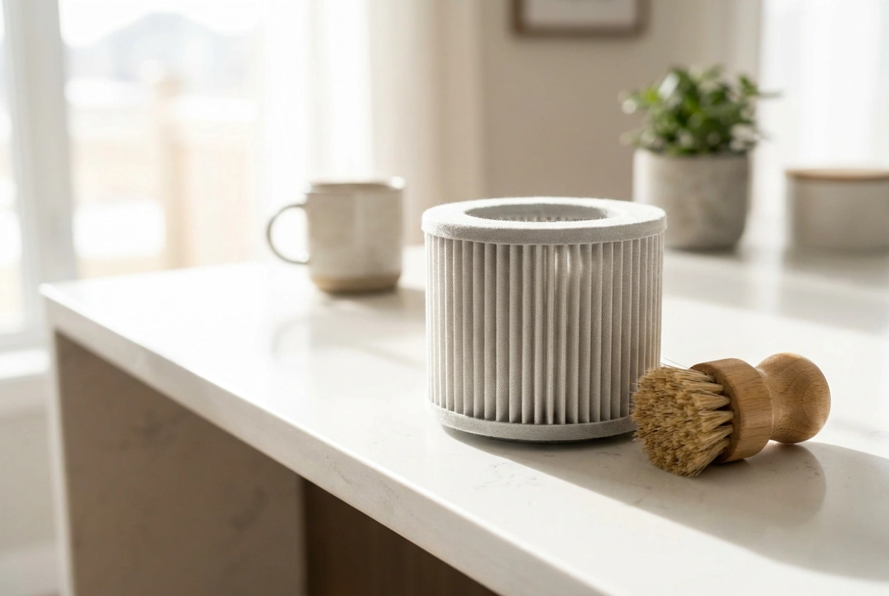 La manutenzione efficace del filtro dell'aspirapolvere senza sacco