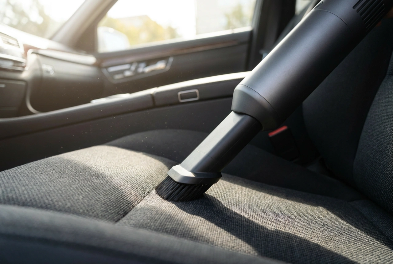 Come aspirare efficacemente l'auto con un aspirapolvere senza fili