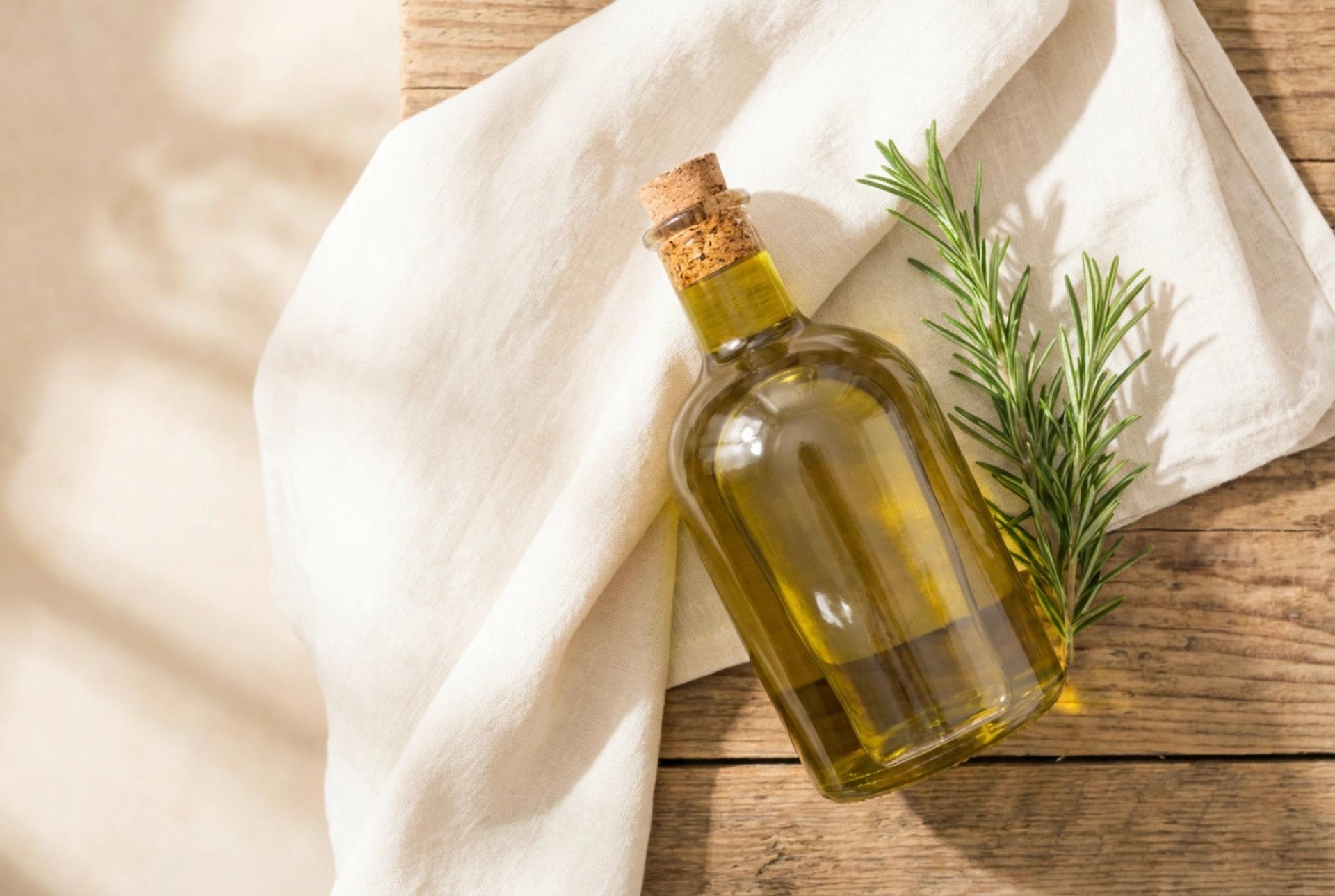 Come sgrassare internamente una bottiglia di olio d'oliva