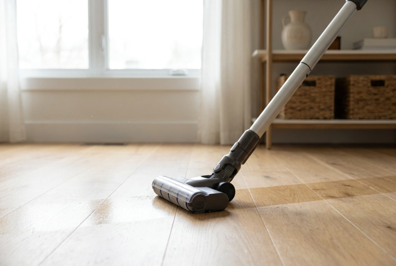 Come lavare i pavimenti con l'aspirapolvere verticale con funzione lavapavimenti