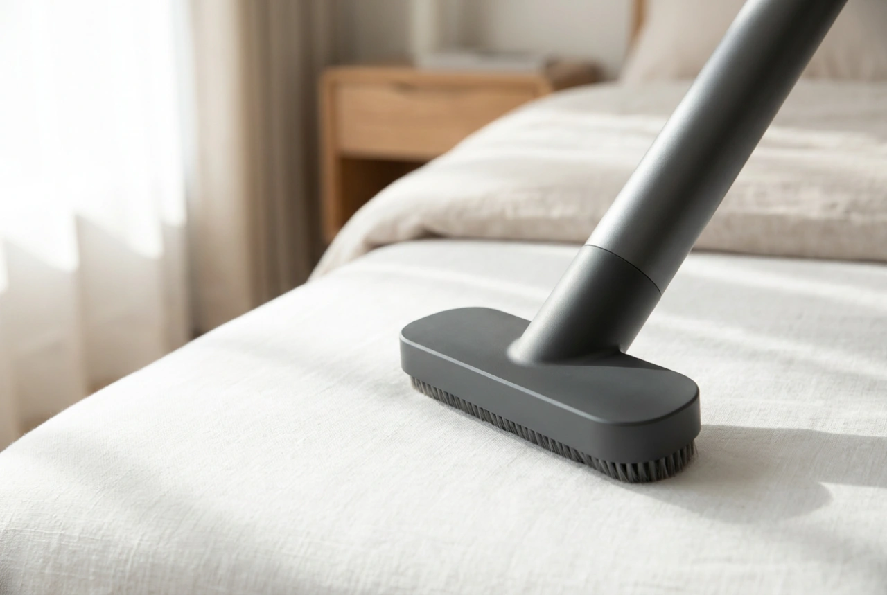Come usare correttamente l'aspirapolvere con lampada UV sul materasso