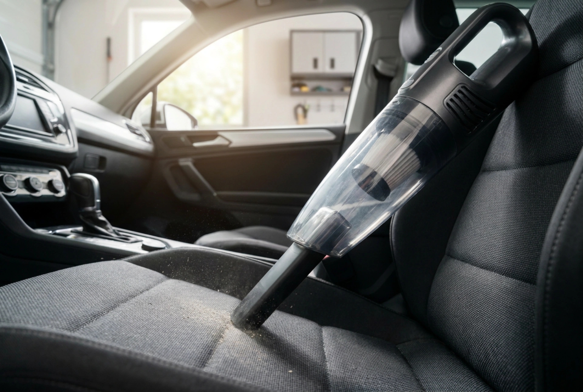 Come pulire l'auto con un aspirapolvere a batteria senza cali di potenza