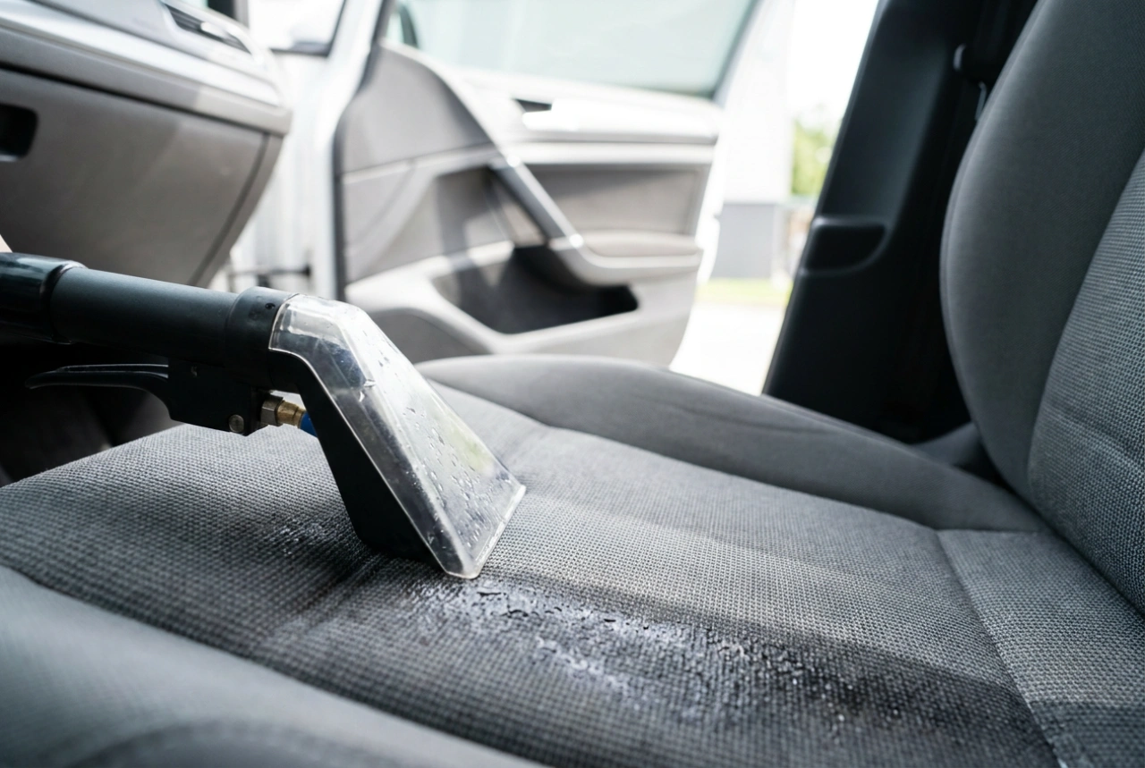 Come lavare la tappezzeria dell'auto con un aspirapolvere a estrazione