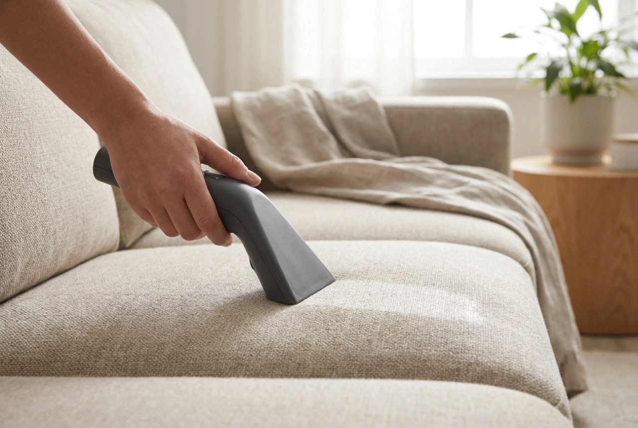 Come usare un lavamoquette portatile a batteria per eliminare le piccole macchie