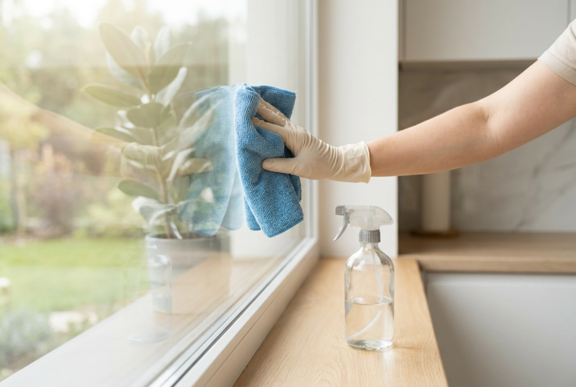 Detergente professionale per vetri senza aloni e il suo corretto utilizzo