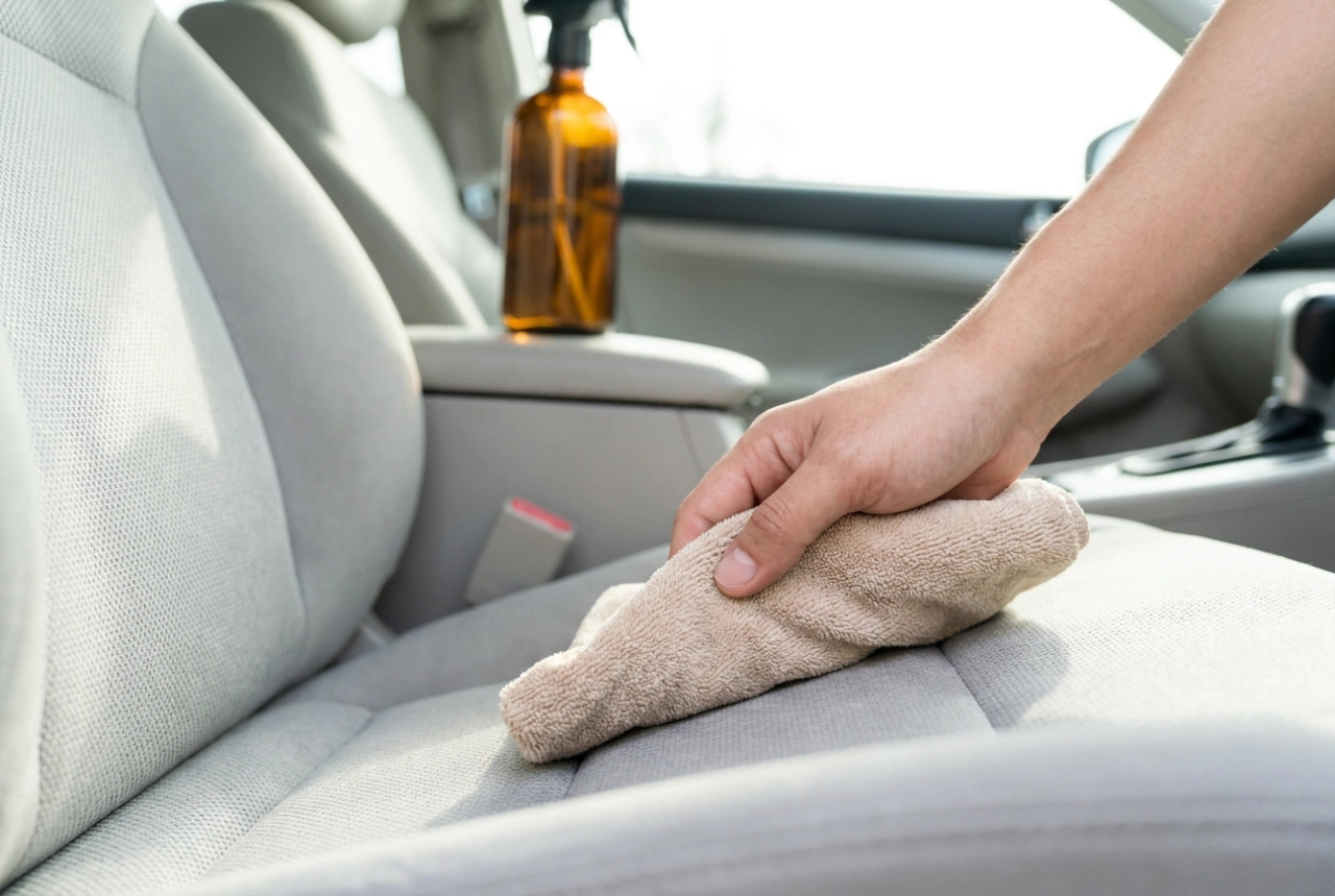 Come usare il detergente per tessuti auto senza lasciare aloni
