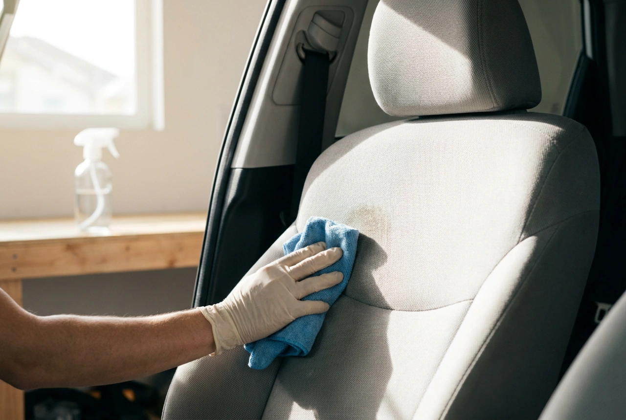 Come pulire la tappezzeria dell'auto senza lasciare aloni