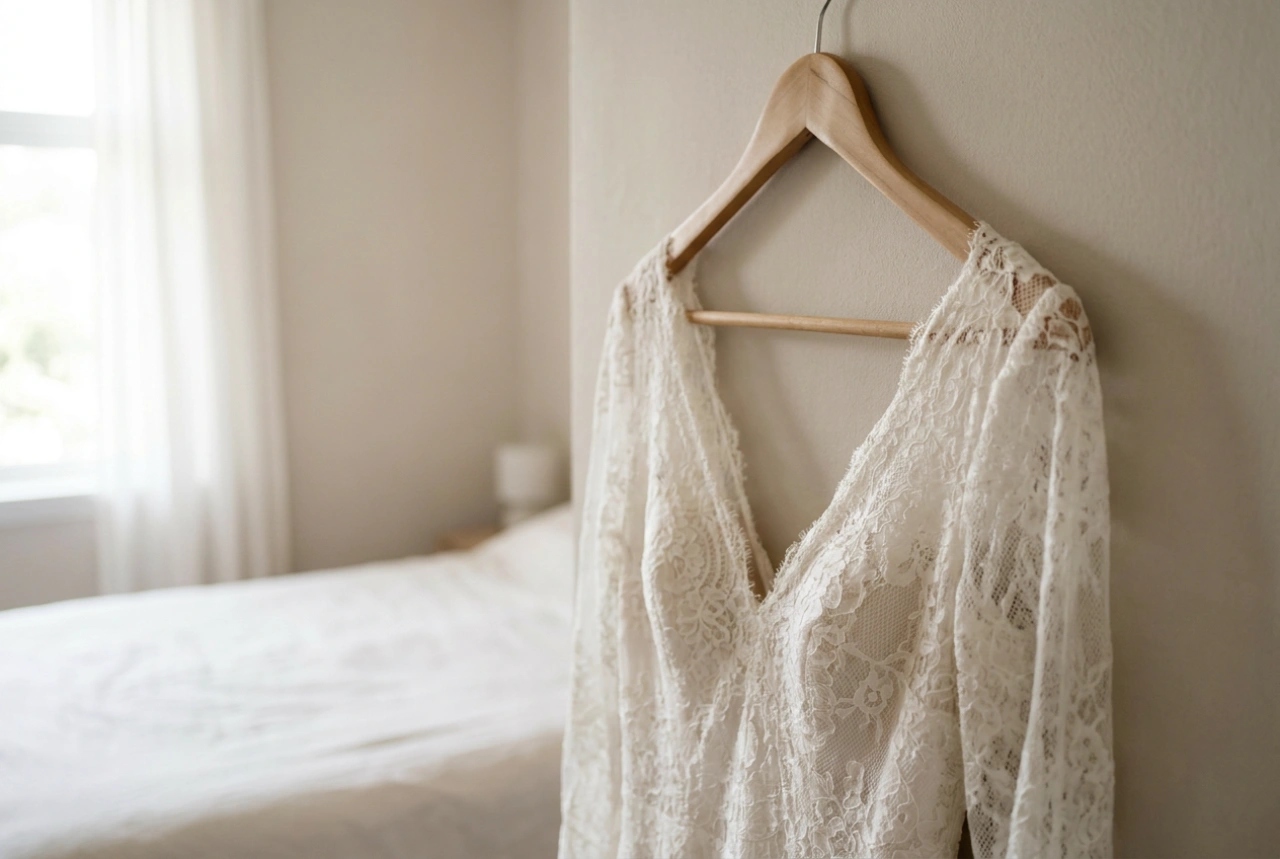 Pulizia dell'abito da sposa prima della conservazione e dopo il matrimonio
