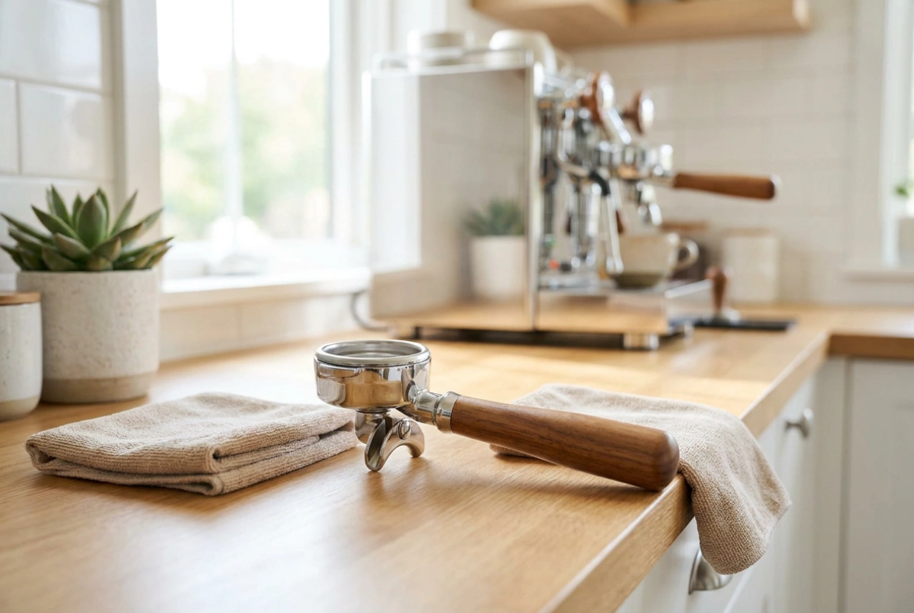 Come mantenere la macchina da caffè espresso pulita per tutto il giorno