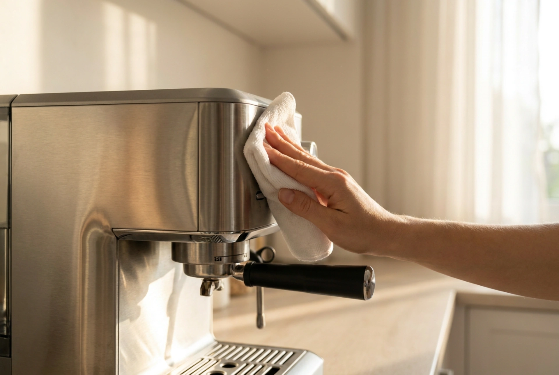 Come mantenere una macchina da caffè professionale in perfette condizioni igieniche