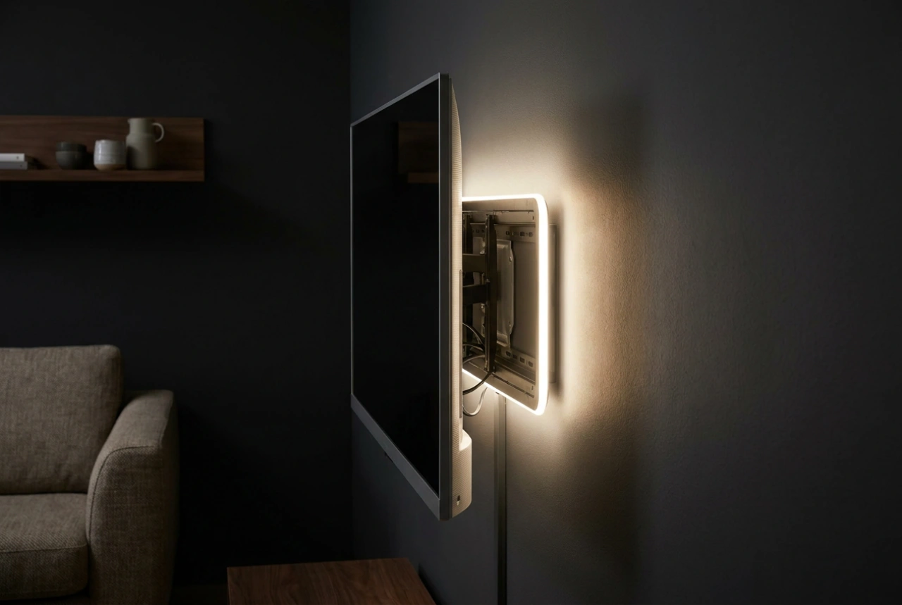 Come posizionare la retroilluminazione LED della TV per il comfort visivo