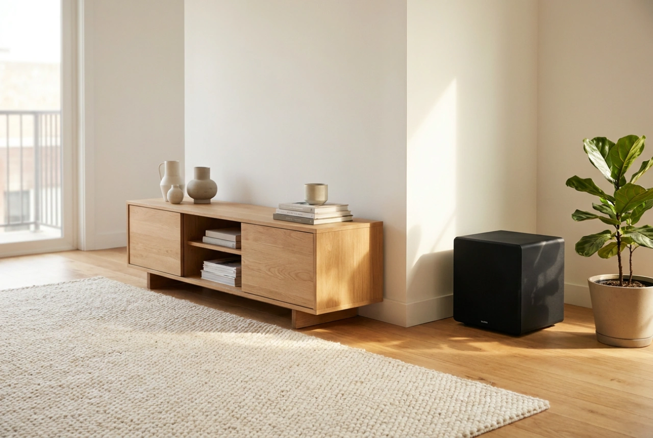 Dove posizionare il subwoofer dell'home theater per ottenere bassi uniformi