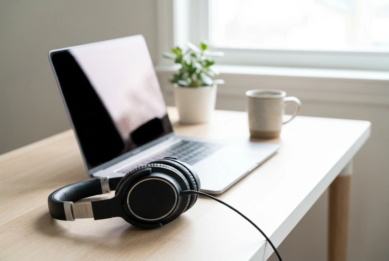 Come preparare le cuffie over-ear con microfono per il lavoro da casa