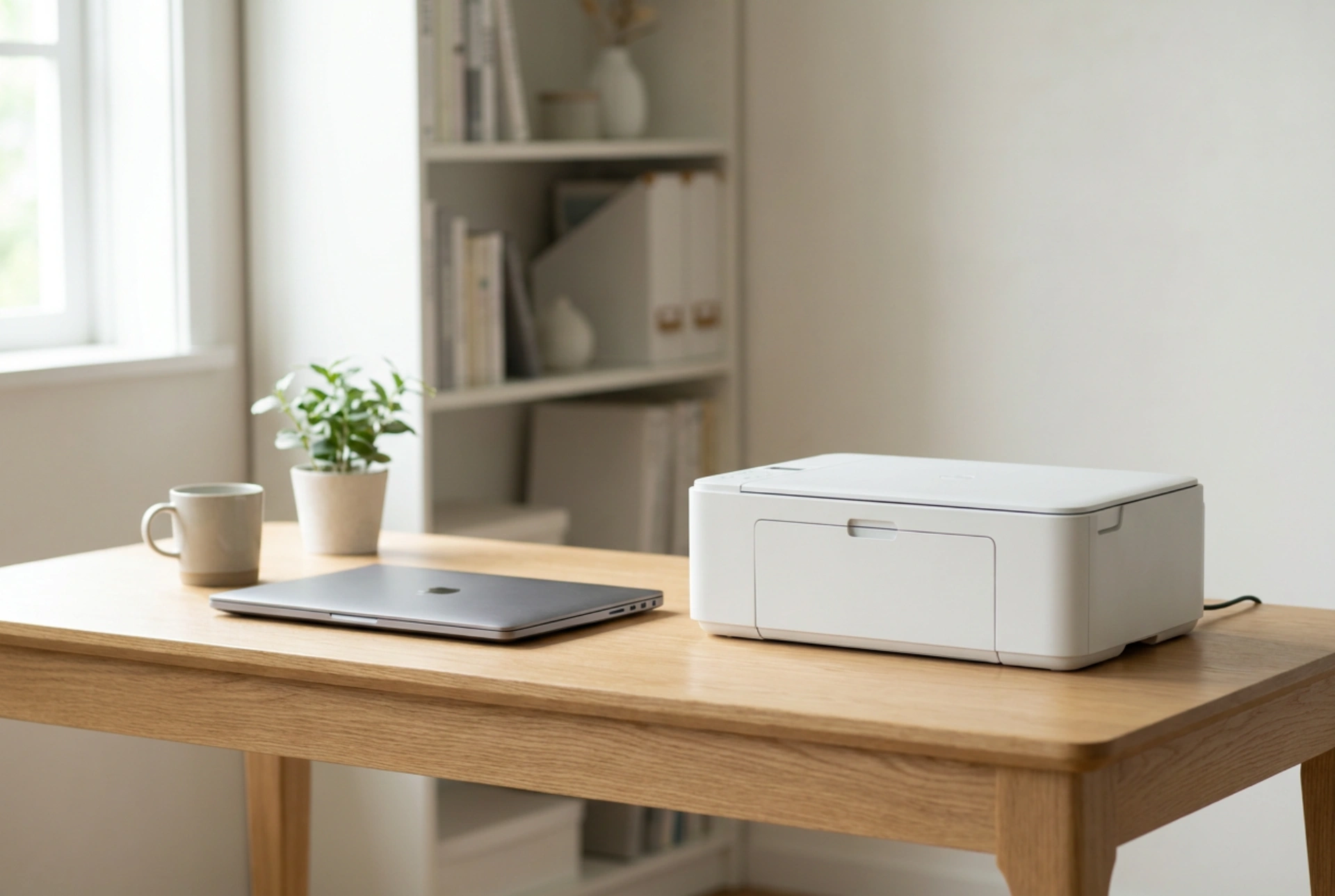 Come collegare una piccola stampante laser al laptop senza il caos dei cavi