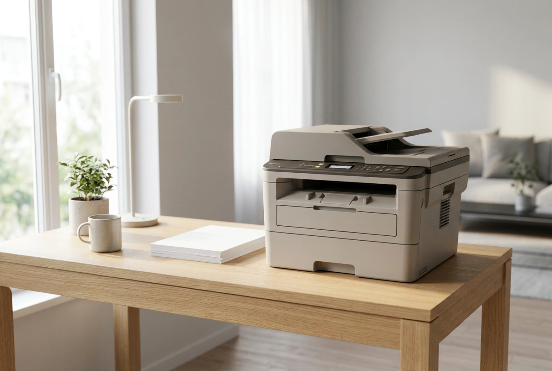 Come posizionare una stampante laser a colori con scanner in casa