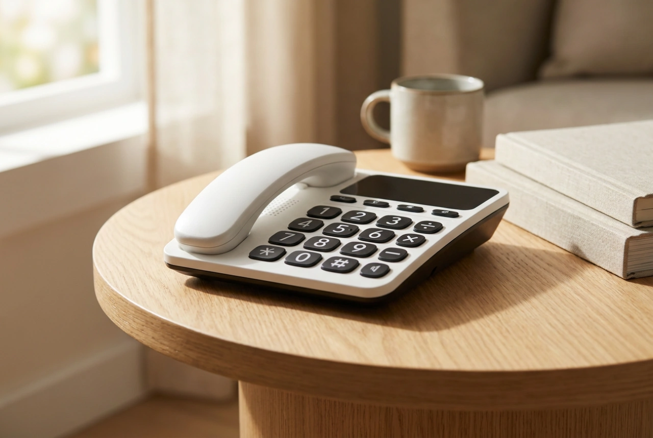 Telefoni fissi per anziani: la fisica dei tasti grandi e della suoneria amplificata