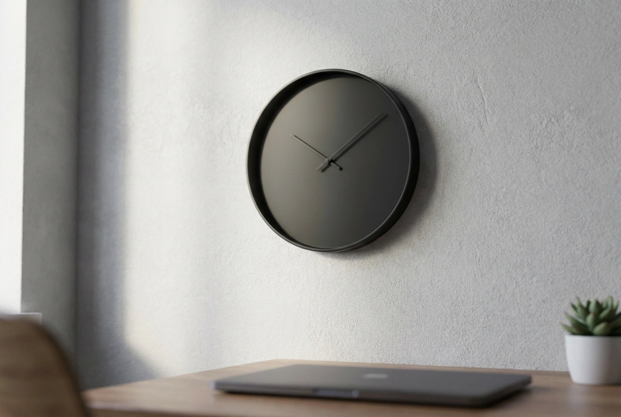Come scegliere un orologio da parete nero per un interno moderno
