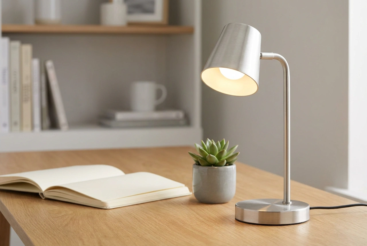 Come posizionare la lampada a LED sulla scrivania per non affaticare gli occhi