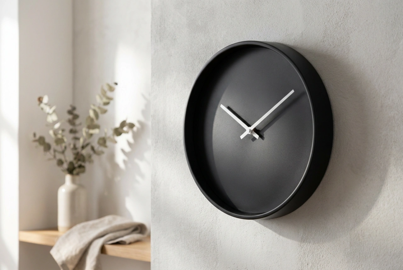 Come abbinare l'orologio da parete moderno alle proporzioni del soggiorno