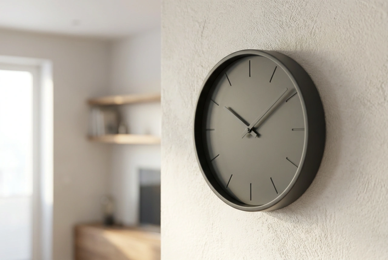 Come posizionare un orologio digitale a parete senza riflessi