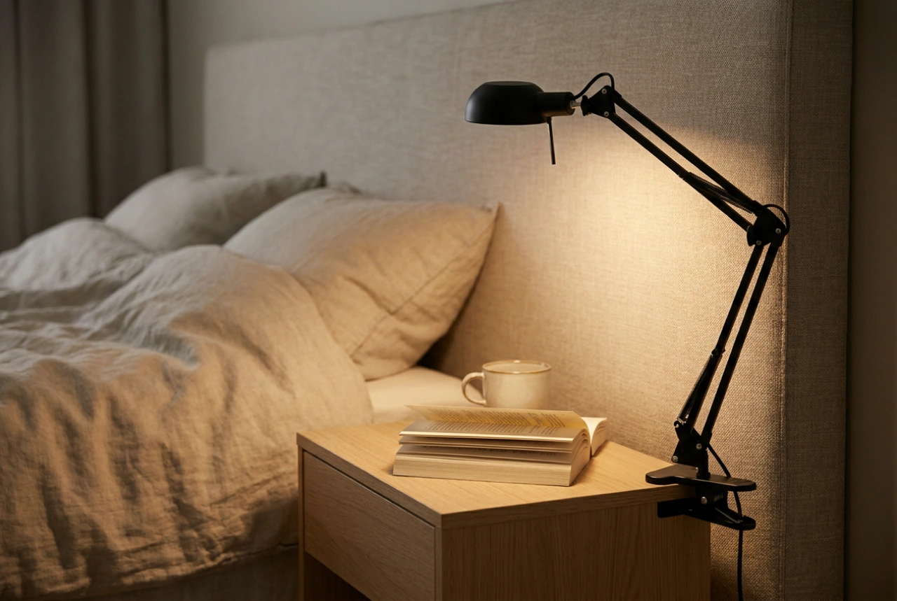Come scegliere la lampada da lettura ideale per il lato del letto