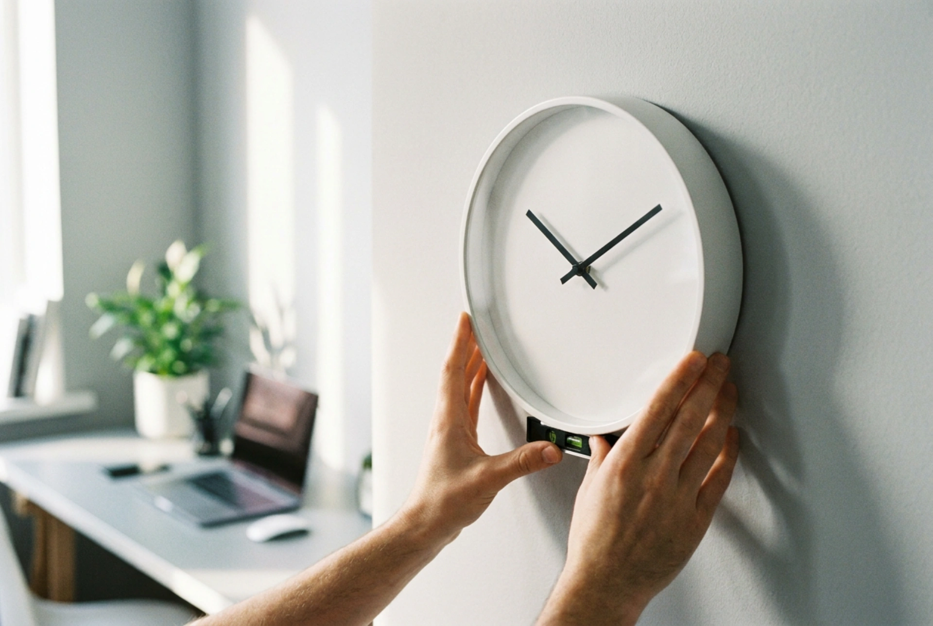 Come appendere l'orologio da parete in ufficio per la massima leggibilità