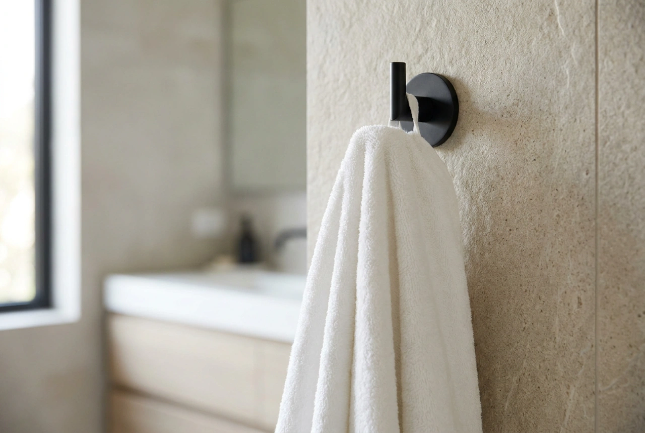 Ganci da bagno per asciugamani: come favorire l'asciugatura rapida dei tessuti