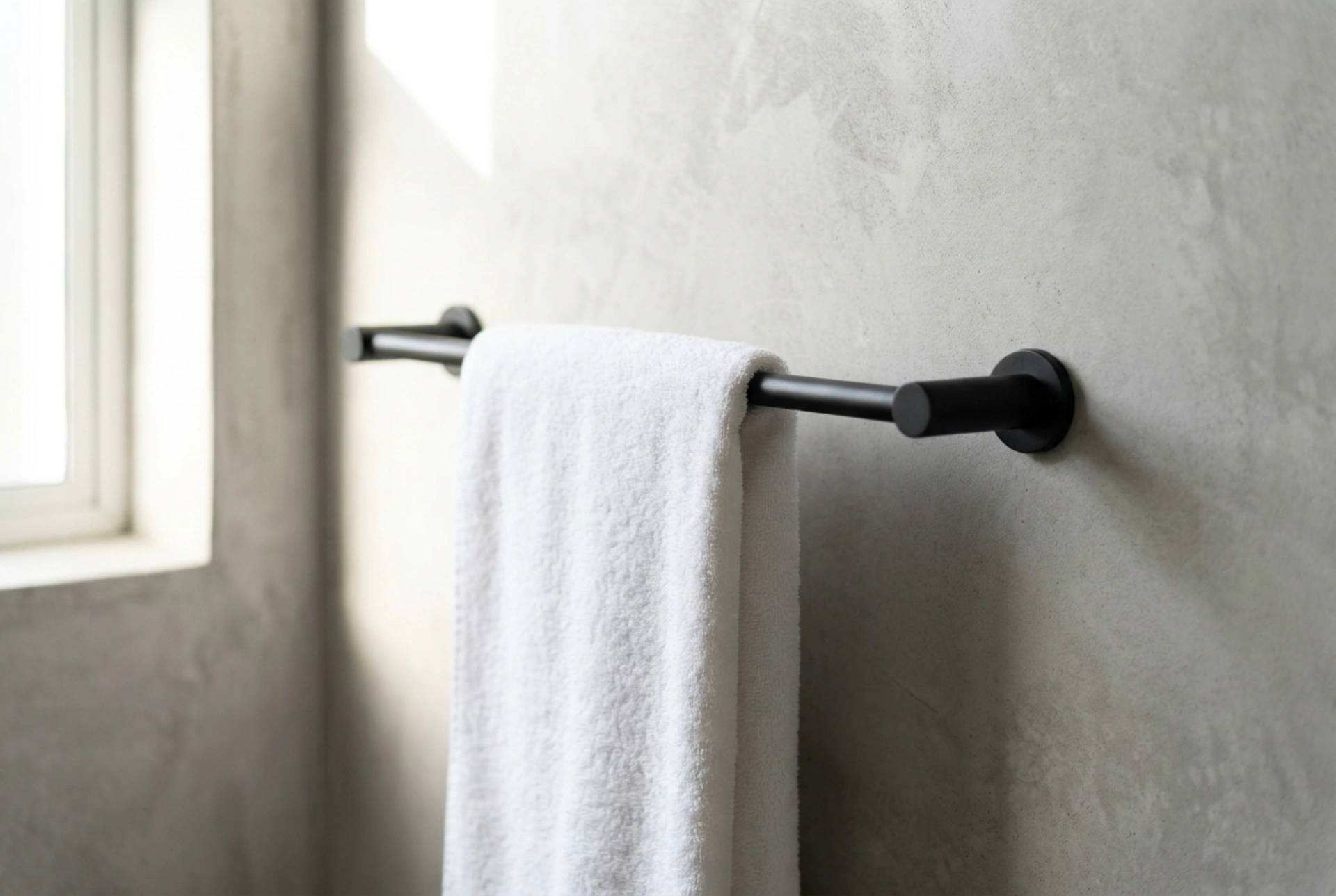 Il portasciugamani da parete come soluzione per mantenere il bagno asciutto
