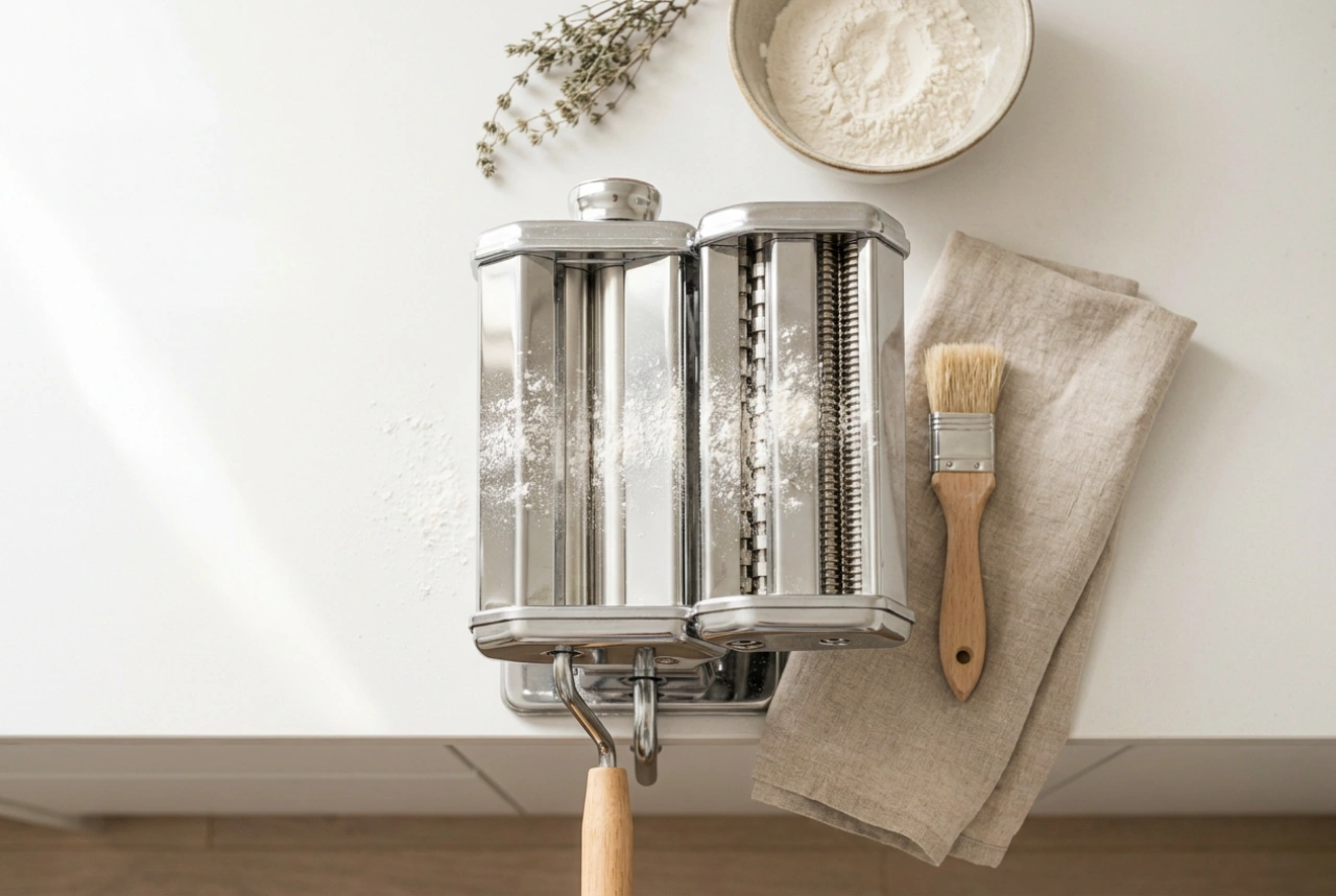 Come rimuovere i residui di impasto dalla macchina elettrica per pasta