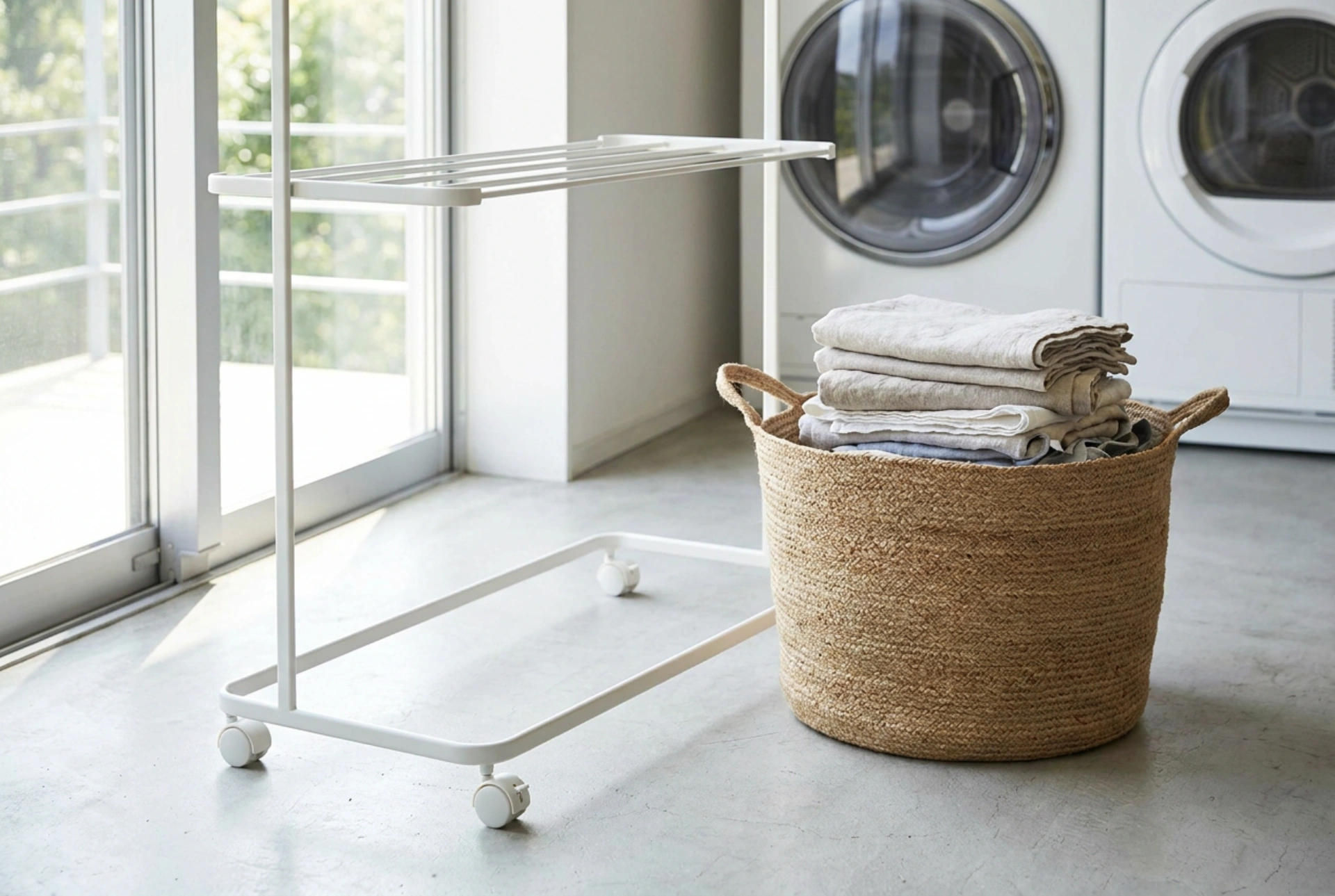 Stendibiancheria con ruote: come ottimizzare lo spostamento e l'asciugatura dei tessuti bagnati