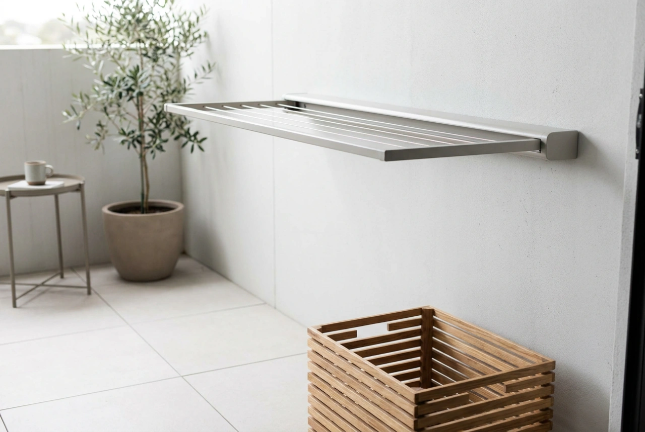 Come tendere i fili del bucato sul balcone in modo ordinato ed efficiente