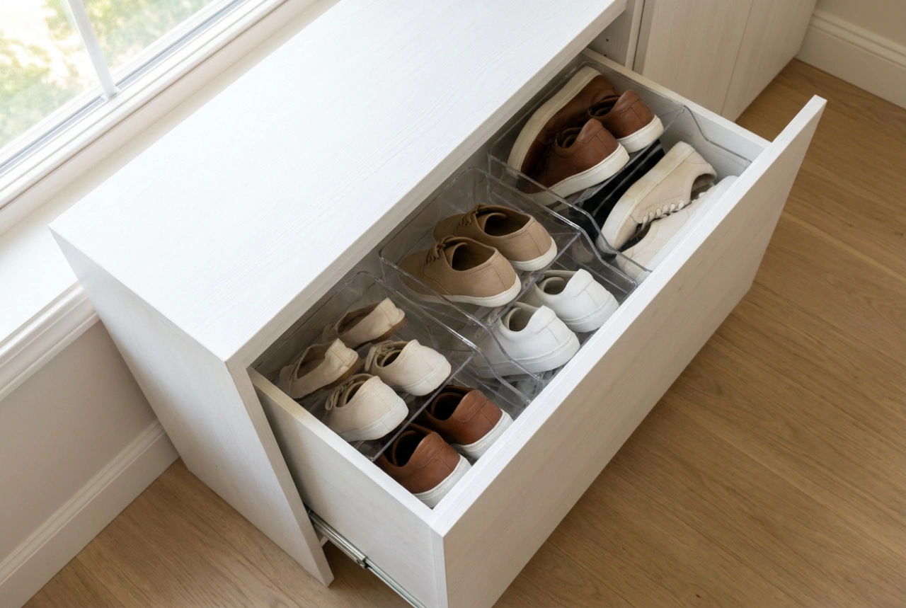 Come organizzare una scarpiera stretta per ospitare più scarpe